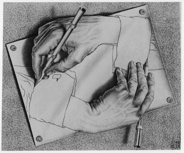 Escher's Drawing Hands